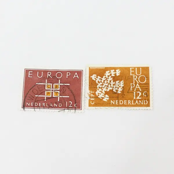 Lot Of 5 Netherlands Europa CEPT 1958-1963 Stamps Used