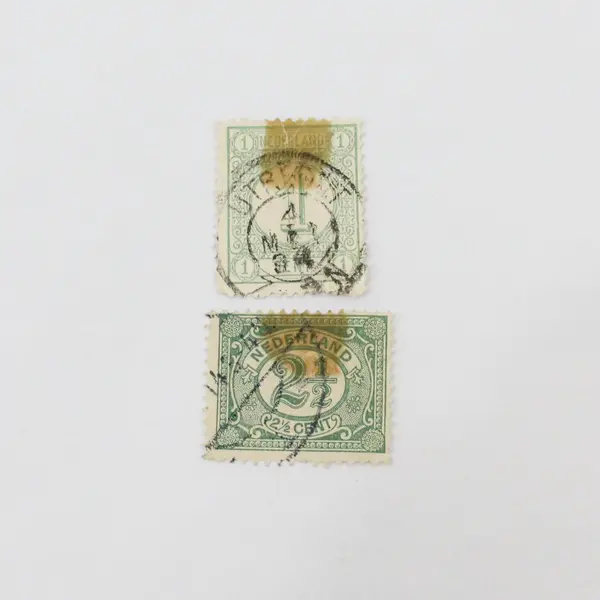 Lot of 6 Netherlands Vurtheim Stamps Used Late 1800s