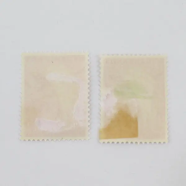Lot Of 2 Netherlands New Guinea 1954 Bird Of Paradise 1c Stamps Mint Hinged