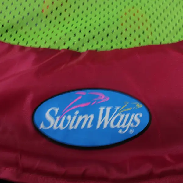 SwimWays Spring Float Pool Lounger Inflatable Raft Pink Green