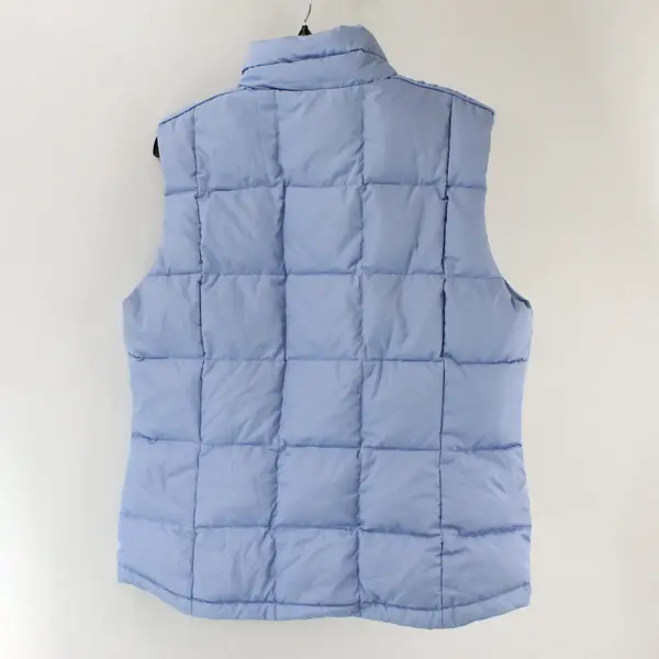 Columbia Women's Large Pale Blue Quilted Zip-Up Puffer Vest