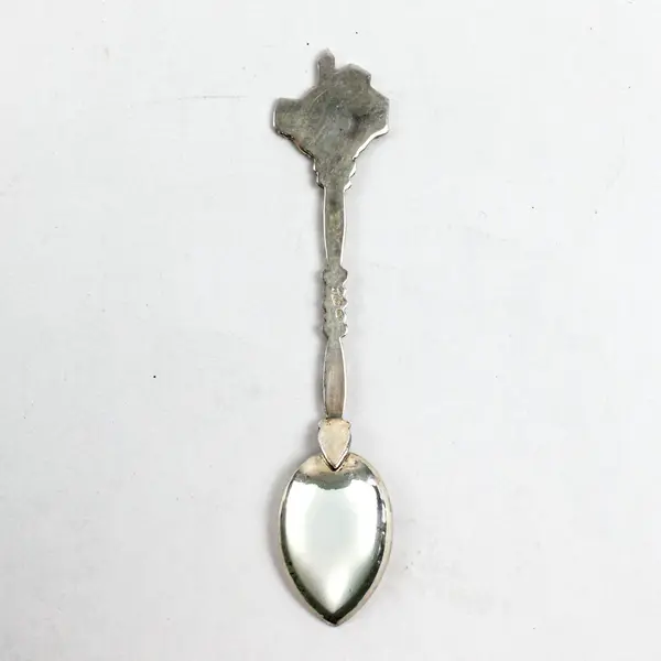 Ornate Orval  Souvenir Spoon Decorative Collectible Polished Oval Bowl