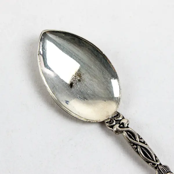 Ornate Orval  Souvenir Spoon Decorative Collectible Polished Oval Bowl