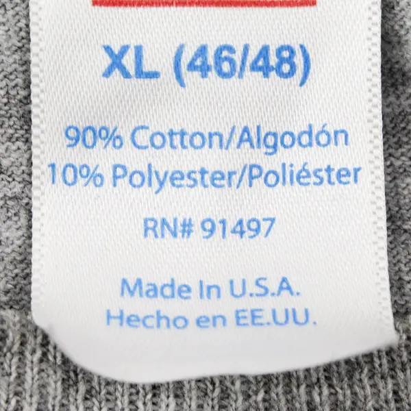 Made In The USA US Flag T-Shirt Size XL Gray "Made In America-2015"