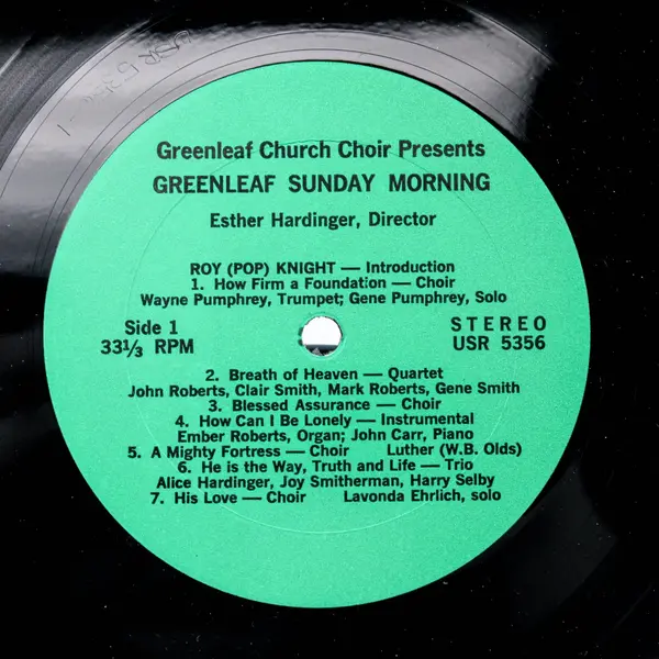 Greenleaf Sunday Morning Vinyl LP Atmospheric Rock Record