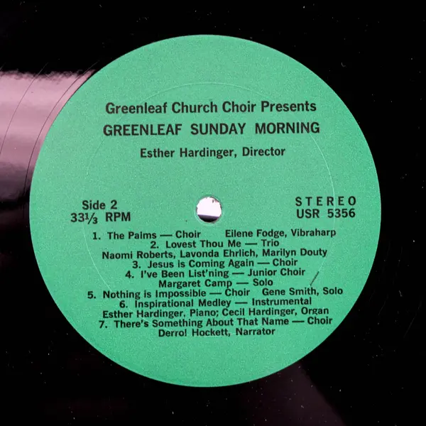 Greenleaf Sunday Morning Vinyl LP Atmospheric Rock Record