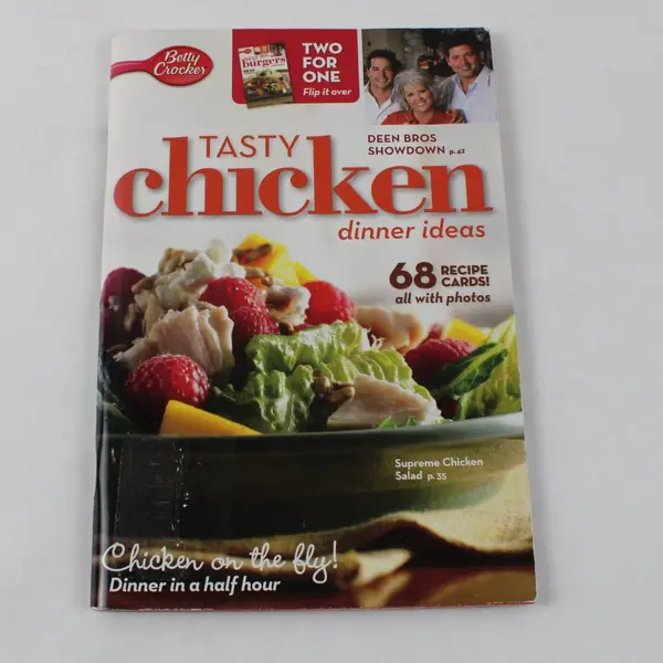 Betty Crocker Best Burgers and More Magazine 68 Recipe Cards Aug/Sep 2010 No 256