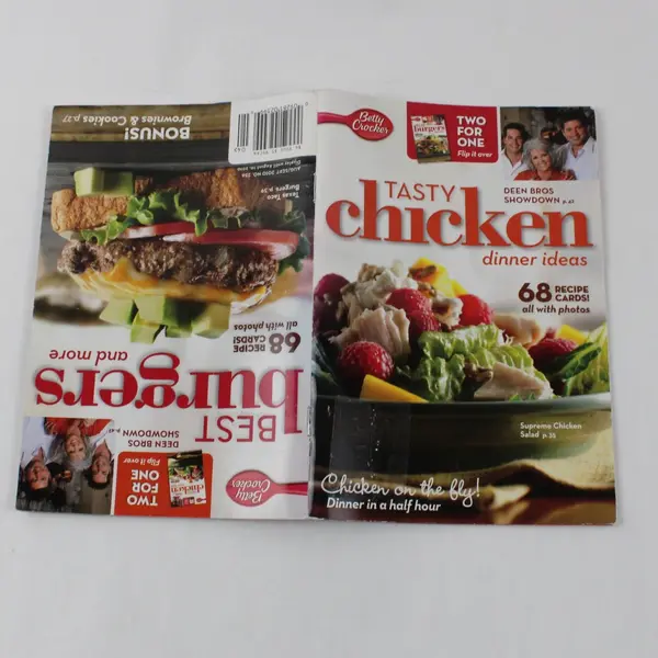 Betty Crocker Best Burgers and More Magazine 68 Recipe Cards Aug/Sep 2010 No 256