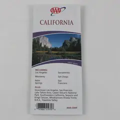 Vintage AAA Member California Road Map 2005-2007