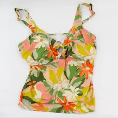 Aqua Couture Women's Large Floral Print Tankini Swim Top