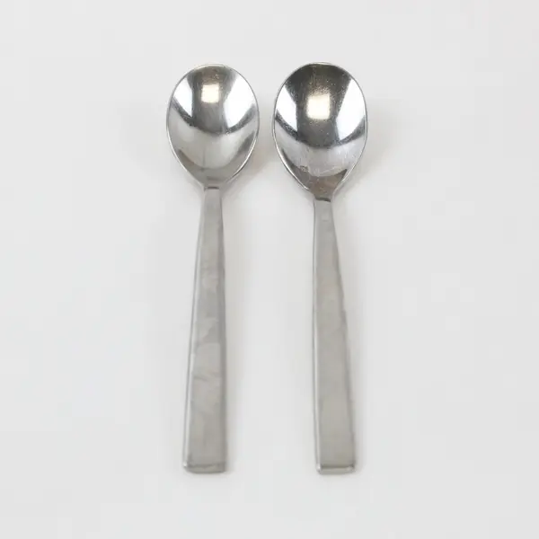 Lot of 2 Fortessa Spoons Used Dining  6in