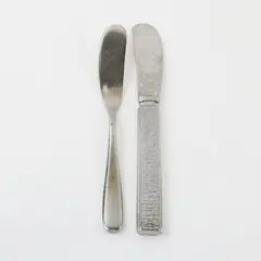 Lot of 2 Fortessa Spreading Knives for Butter Cheese Condiments