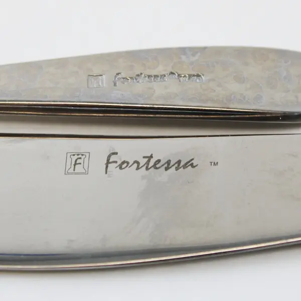 Lot of 2 Fortessa Spreading Knives for Butter Cheese Condiments