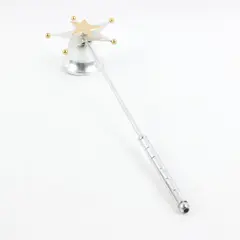 Gold & Silver-Tone Star-Shaped Candle Snuffer Extinguisher