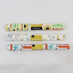 Lot of 3 Spring Fat Quarters Quilting Fabric Mixed Designs 100% Cotton 18''x21''