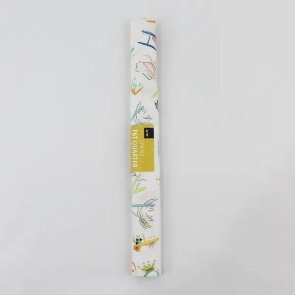 Lot of 3 Spring Fat Quarters Quilting Fabric Mixed Designs 100% Cotton 18''x21''