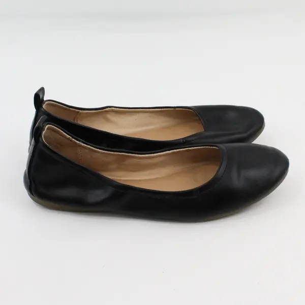 Universal Thread Women's Everly Round Toe Black Ballet Flats US 9.5 