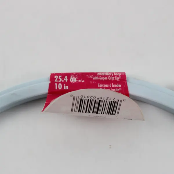 Susan Bates Hoop-La Plastic Embroidery Hoop 10 Inch Light Blue