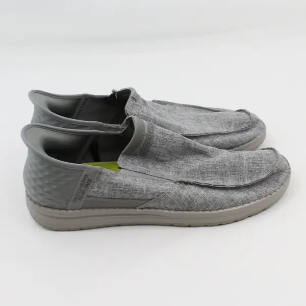 Skechers Go Walk Slip-On Shoes Men's 10.5 Grey Goga Mat Air Cooled Memory Foam