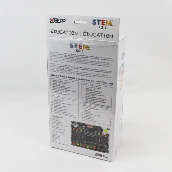 OSEPP Stem Kit 1-Learn Arduino Basics Plus Sensor Basics Kit - New in Box