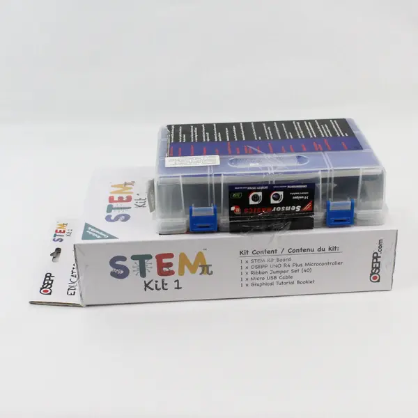 OSEPP Stem Kit 1-Learn Arduino Basics Plus Sensor Basics Kit - New in Box