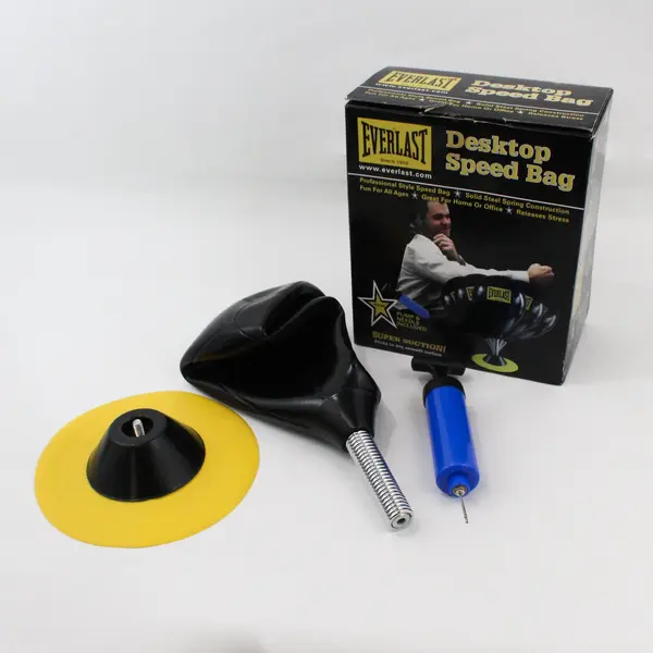 Vintage Everlast Desktop Speed Bag Desk Suction Boxing Punching Bag