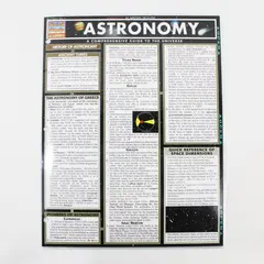 Quick Study Academic Astronomy Comprehensive Guide to Universe 2005 Fits 3-Ring