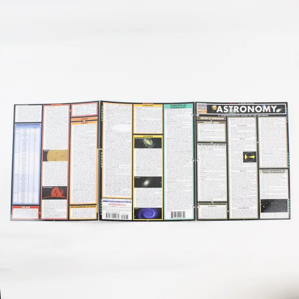 Quick Study Academic Astronomy Comprehensive Guide to Universe 2005 Fits 3-Ring