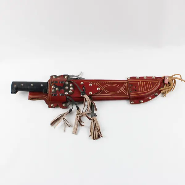 PROMEDOCA Machete Real Blade Red Silver Black Sword Knife