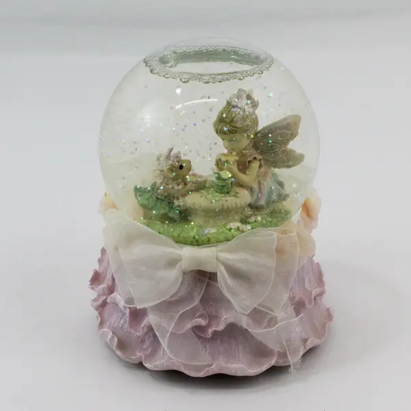 2002 Fairy Lovely Fairy Best Friends Kim Lawrence Enesco Group Snow Globe 6in