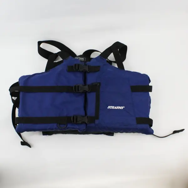 Stearns Adult Oversize Type III PFD USCG Approved Blue/Black 29-89