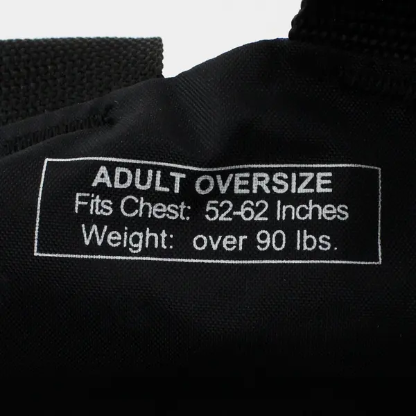Stearns Adult Oversize Type III PFD USCG Approved Blue/Black 29-89