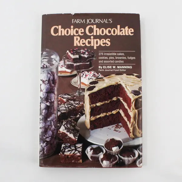 VTG 1978 Farm Journal's Choice Chocolate Recipes Elise W Manning Hardcover DJ