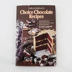 VTG 1978 Farm Journal's Choice Chocolate Recipes Elise W Manning Hardcover DJ