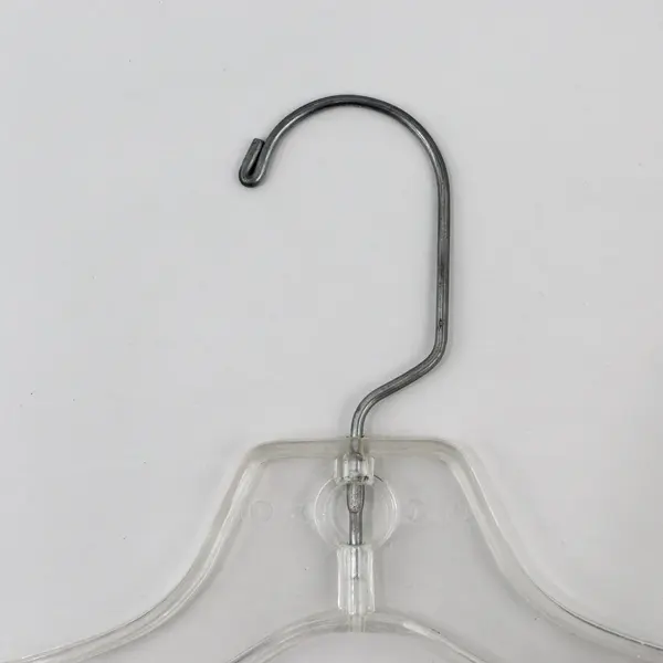 Lot of 10 Clear Plastic Clothes Hangers for Shirts & Tops