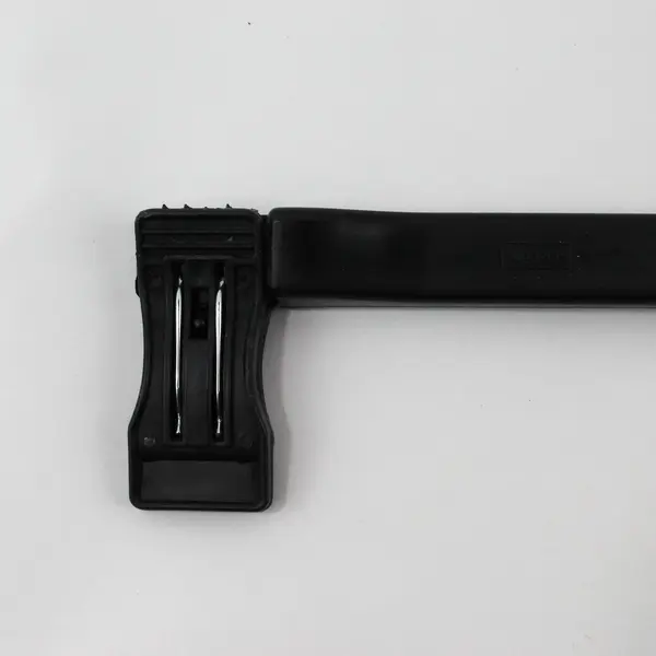 Lot of 10 Black Plastic Clip Hangers for Pants Skirts