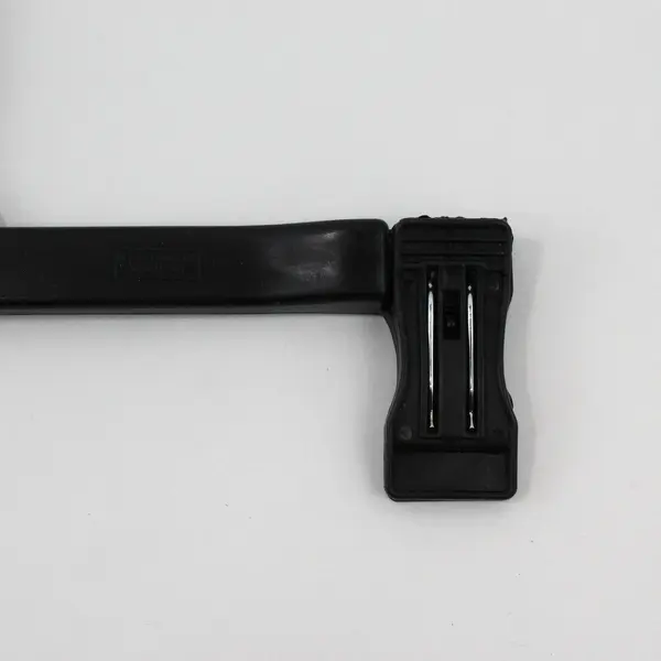 Lot of 10 Black Plastic Clip Hangers for Pants Skirts