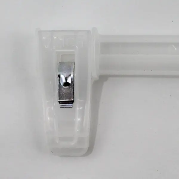 Mixed Lot of 10 Semi-Clear Plastic Clip Clothes Hangers