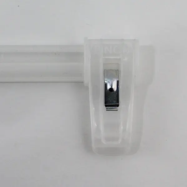 Mixed Lot of 10 Semi-Clear Plastic Clip Clothes Hangers