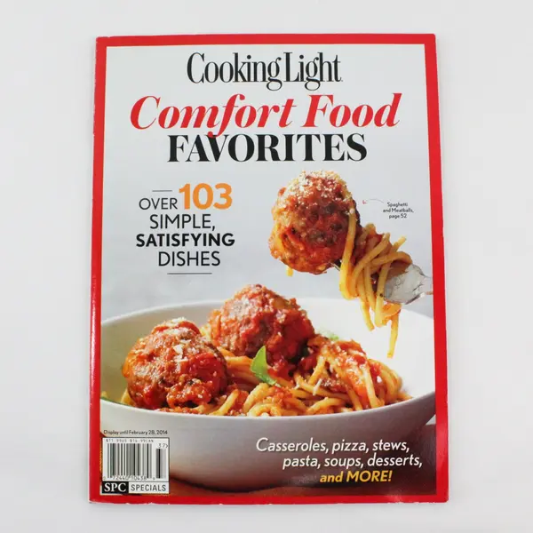 Cooking Light Comfort Food Favorites 2014 Special Edition Magazine Issue Good