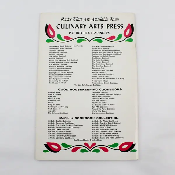 Pennsylvania Dutch Cookbook: Fine Old Recipes 1977 Paperback Claire S. Davidow