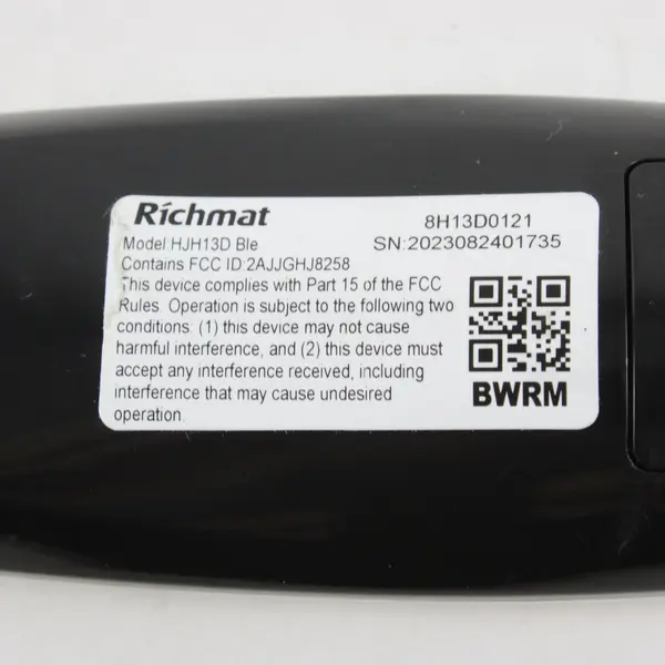 BedTech BT2000 Richmat HJH13D Bluetooth BLE Adjustable Bed Remote Control