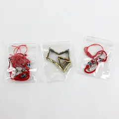 Assorted Lot of Red String Charm Bracelets & Loose Gold-Tone Charms