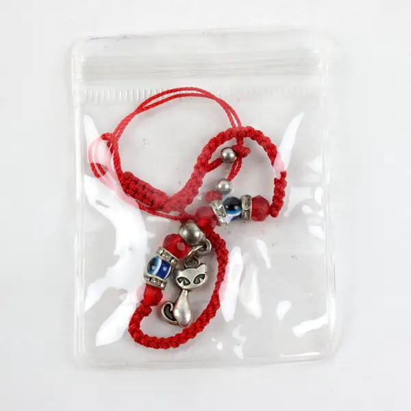 Assorted Lot of Red String Charm Bracelets & Loose Gold-Tone Charms