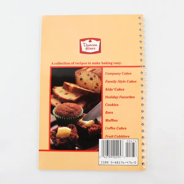 VTG 1985 Duncan Hines Quick & Easy Baking w/Duncan Hines Cake Mixes Spiral Bound