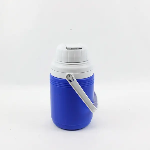 Coleman Insulated Beverage Jug Blue White Screw-Top Camping Cooler