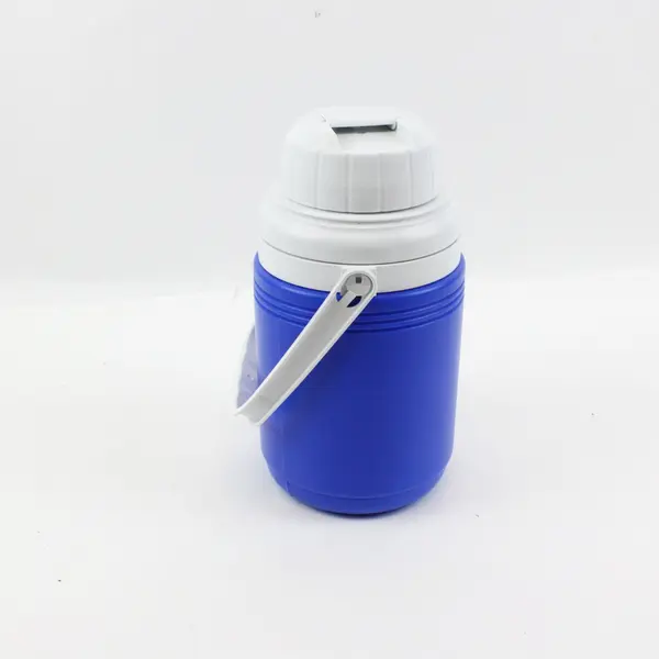 Coleman Insulated Beverage Jug Blue White Screw-Top Camping Cooler