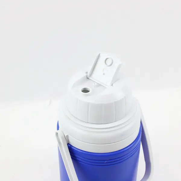 Coleman Insulated Beverage Jug Blue White Screw-Top Camping Cooler