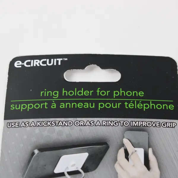 e-Circuit Cell Phone Ring Holder 360° Rotating Kickstand Grip