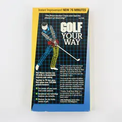 1988 Golf Your Way VHS Tape Phil Ritson Golf Instruction 76 Minutes